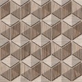 Abstract checkered pattern - seamless background - Blasted Oak