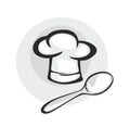 Abstract chef`s hat