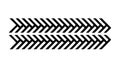 Abstract Chevron Pattern, Repeating Zig Zag Design, vector design Generative AI Royalty Free Stock Photo