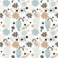 Abstract childish seamless pattern Royalty Free Stock Photo