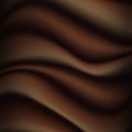 Abstract chocolate background. Illustration chocolate backdrop wavy. Vector illustration Royalty Free Stock Photo