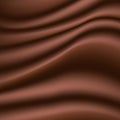 Abstract chocolate background. Illustration chocolate backdrop wavy. Vector illustration Royalty Free Stock Photo