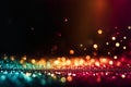 Abstract Christmas background and texture with light bokeh background. Merry Christmas and Happy New Year banner design Concept Royalty Free Stock Photo