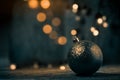 abstract christmas ball blurred light background, grunge background.