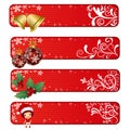 Abstract christmas banner Royalty Free Stock Photo