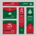 Abstract Christmas banner for Christmas Website Ads