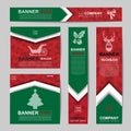 Abstract Christmas banner for Christmas Website Ads
