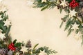 Abstract Christmas Border Royalty Free Stock Photo