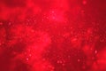 Abstract christmas gradient red background with bokeh, valentine day love holiday event festive Royalty Free Stock Photo