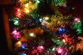 Abstract Christmas Lights Holiday lights Royalty Free Stock Photo