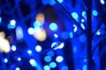 Abstract Christmas Lights Holiday lights Royalty Free Stock Photo