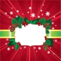 Abstract Christmas and New Year red background Royalty Free Stock Photo