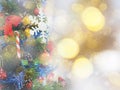 Abstract Christmas and new year soft style background Royalty Free Stock Photo