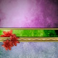 Abstract Christmas poinsettias background