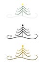 Abstract Christmas Tree Royalty Free Stock Photo