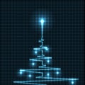 Abstract Christmas tree