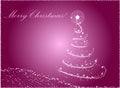 Abstract christmas tree background Royalty Free Stock Photo