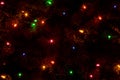 Abstract of Christmas Tree Lights