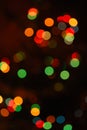 Abstract christmas tree lights Royalty Free Stock Photo
