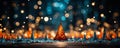 Abstract Christmas Tree Lights Background An abstract background of Christmas tree lights perfect for Christmas cards and posters Royalty Free Stock Photo