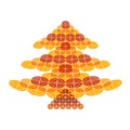 Abstract Christmas tree