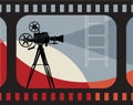 Abstract cinema background