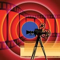 Abstract cinema background
