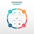 Abstract circle business Infographics elements, presentation