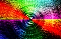 Abstract circle Colorful Tie Dye Spiral Pattern Design. Royalty Free Stock Photo