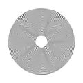 Circle design element. Lines texture. Royalty Free Stock Photo