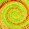 Abstract,circle, disk, yellow, green, wave, fashion illustration leaf, summer,