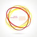 Abstract circle frame Royalty Free Stock Photo
