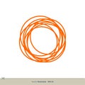 Abstract Circle Lines Logo Template Illustration Design. Vector EPS 10 Royalty Free Stock Photo
