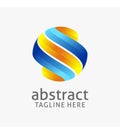 Abstract circle logo design Royalty Free Stock Photo