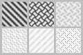 Abstract circle pattern background set - vector designs Royalty Free Stock Photo