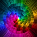 Abstract circle prism colors background Royalty Free Stock Photo