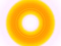 Abstract Circle Ring Yellow Orange White Brilliant Gradient Gentle Soft For Background