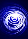 Abstract circle spiral background with freeze lighting pattern