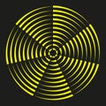 Abstract circle spirograph element. Vector spirograph. Royalty Free Stock Photo