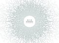 Abstract of circle square pattern technology in dark gray pixel