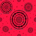 Abstract circle surface pattern, digital background, fabric, paper, print, fashion