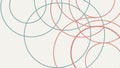 Abstract circle wave pattern, dynamic background texture vector design Generative AI Royalty Free Stock Photo