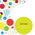 Abstract circles background