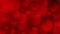 Vector Abstract Circles and Halftone Dots Pattern in Dark Red Background Royalty Free Stock Photo