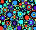 Abstract circles retro Royalty Free Stock Photo