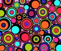 Abstract circles retro Royalty Free Stock Photo