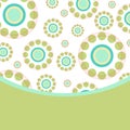 Abstract circles retro style background with place for text Royalty Free Stock Photo