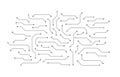 Abstract circuit board. Background of microchip elements consisting of dots and lines.