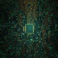 Abstract circuit board futuristic technology Royalty Free Stock Photo