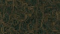 Abstract Circuit Board Pattern Royalty Free Stock Photo